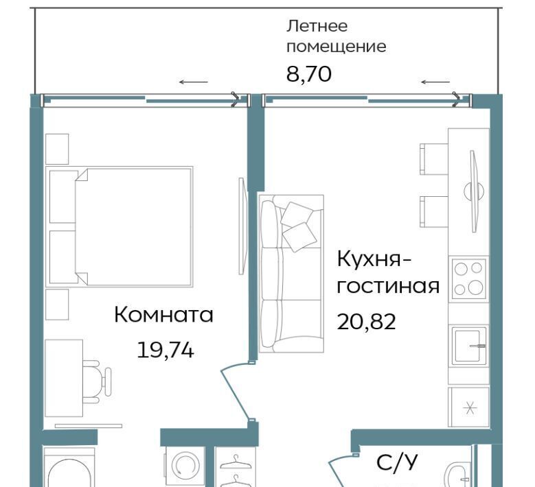 квартира г Саки ул Морская TEMPO фото 1