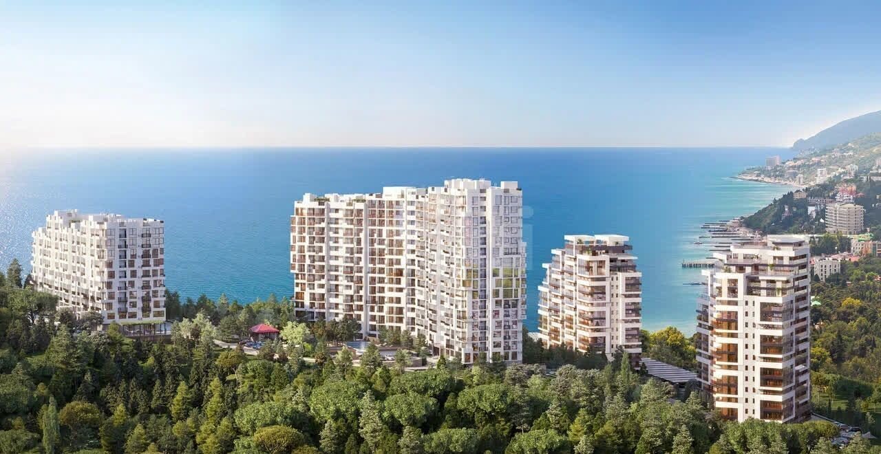 квартира г Алушта п Семидворье ул Им. Профессора Свиргуненко 3 блок-секция 1 фото 4