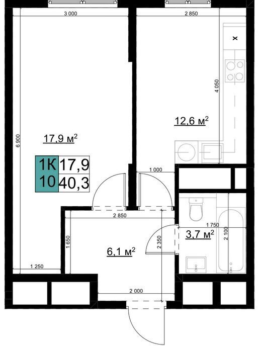 квартира г Одинцово Баковка ш Можайское 98 фото 1