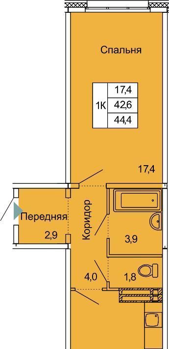 квартира р-н Тосненский п Тельмана ЖК «Сибирь» Тельмановское с/пос, Шушары фото 1