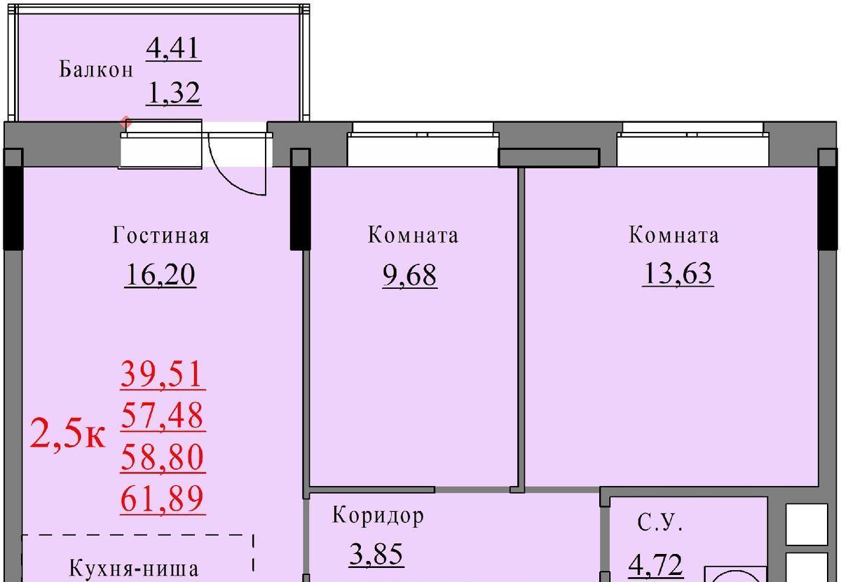 квартира г Ижевск р-н Устиновский ул Молодежная 107в фото 1