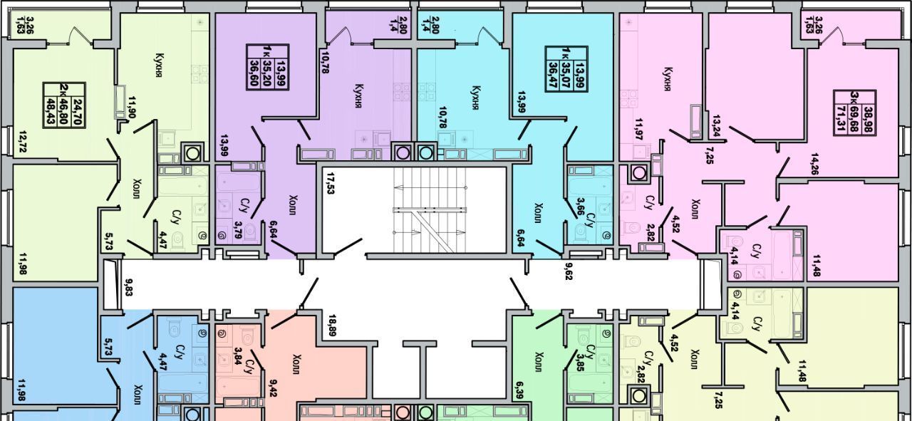 квартира г Батайск ул Ушинского 31к/3 фото 2