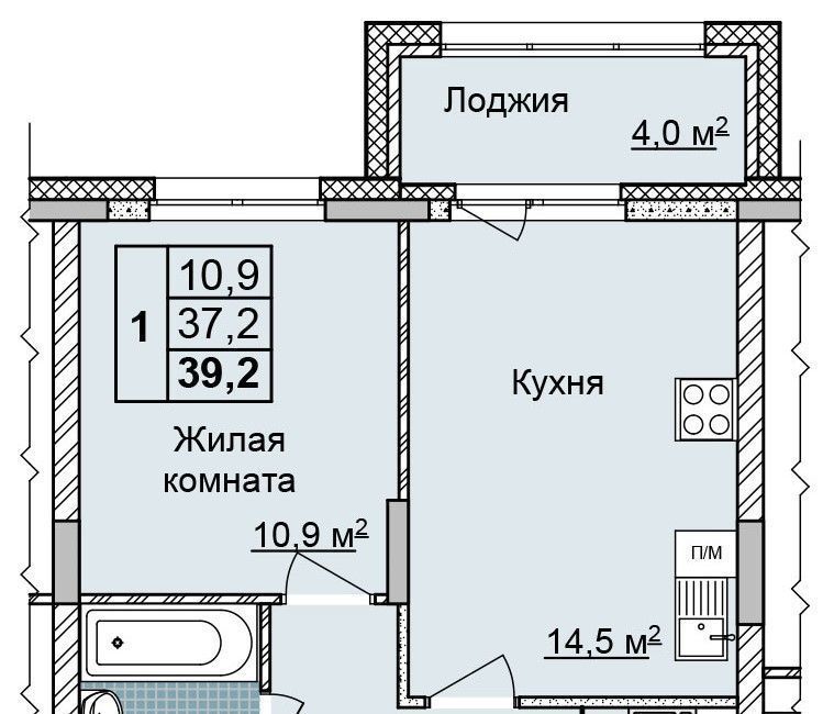 квартира г Нижний Новгород Горьковская ул Академика Чазова 2 фото 1