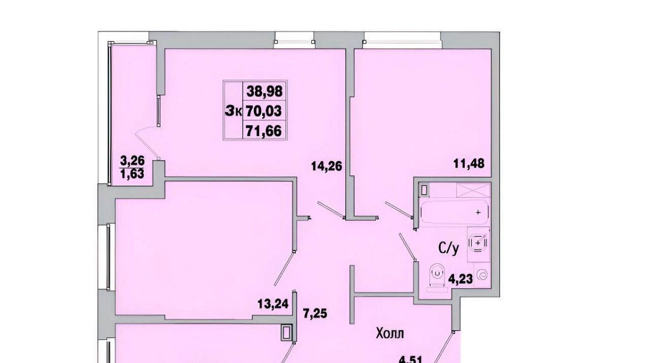 квартира г Батайск ул Ушинского 31к/3 фото 1