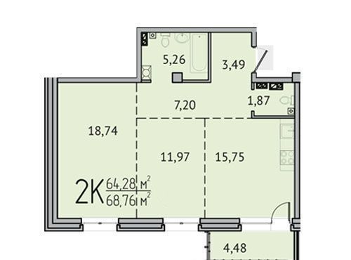 квартира г Иркутск р-н Октябрьский ул Байкальская 424 фото 1