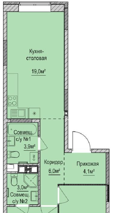 квартира г Ижевск р-н Индустриальный ул 10 лет Октября 75/1 фото 1