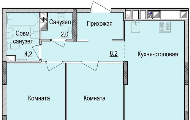 квартира р-н Индустриальный Культбаза жилрайон, 2-й мкр фото