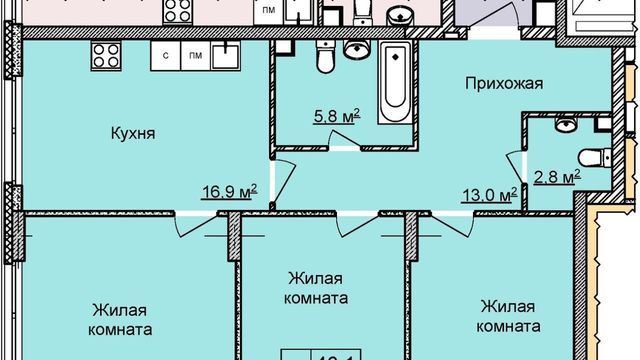 Горьковская ЖК «Цветы 2» 10 фото