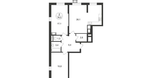 квартира г Москва метро Некрасовка ул Маресьева 7 корп. 2 фото