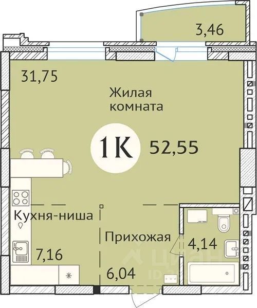 квартира г Новосибирск Заельцовская ул Дуси Ковальчук 248/2 фото 1