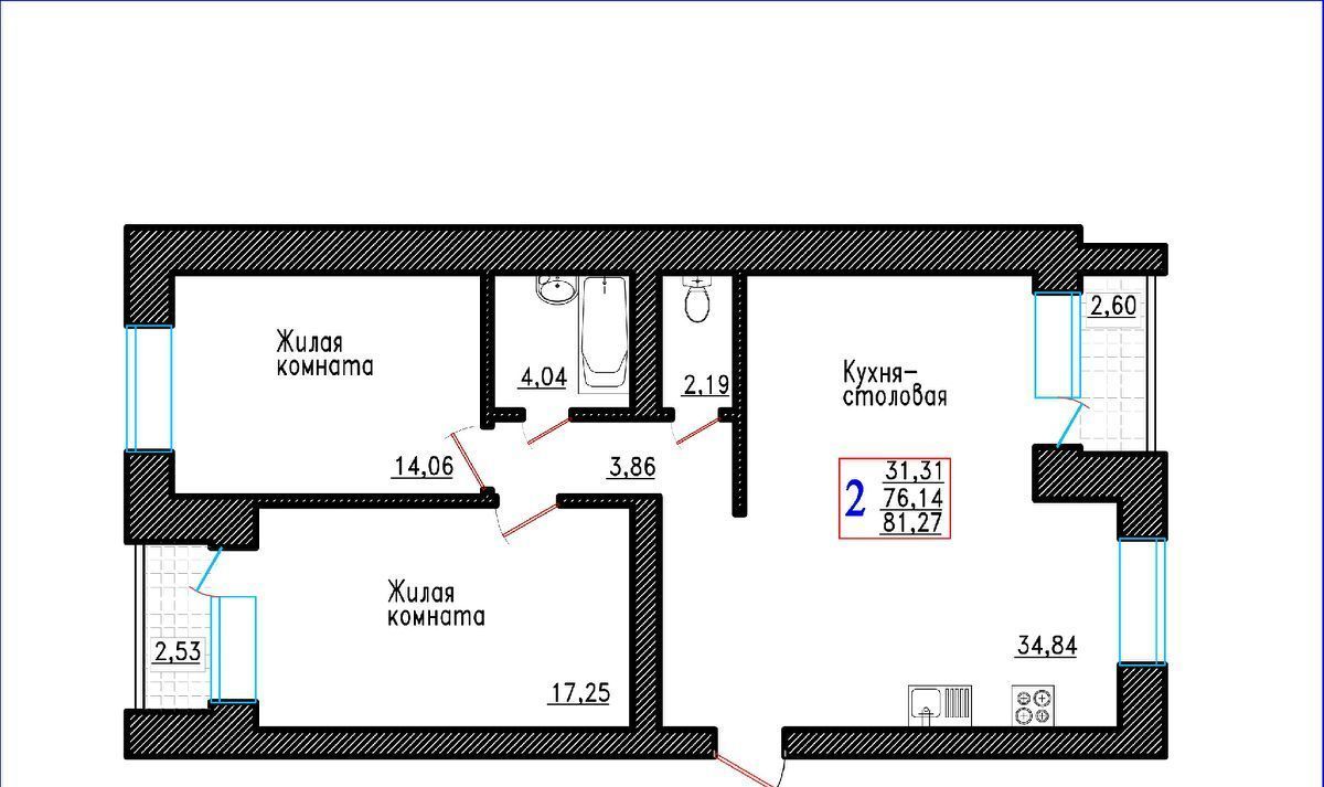 квартира р-н Семилукский г Семилуки ул Маяковского 37/3 фото 1