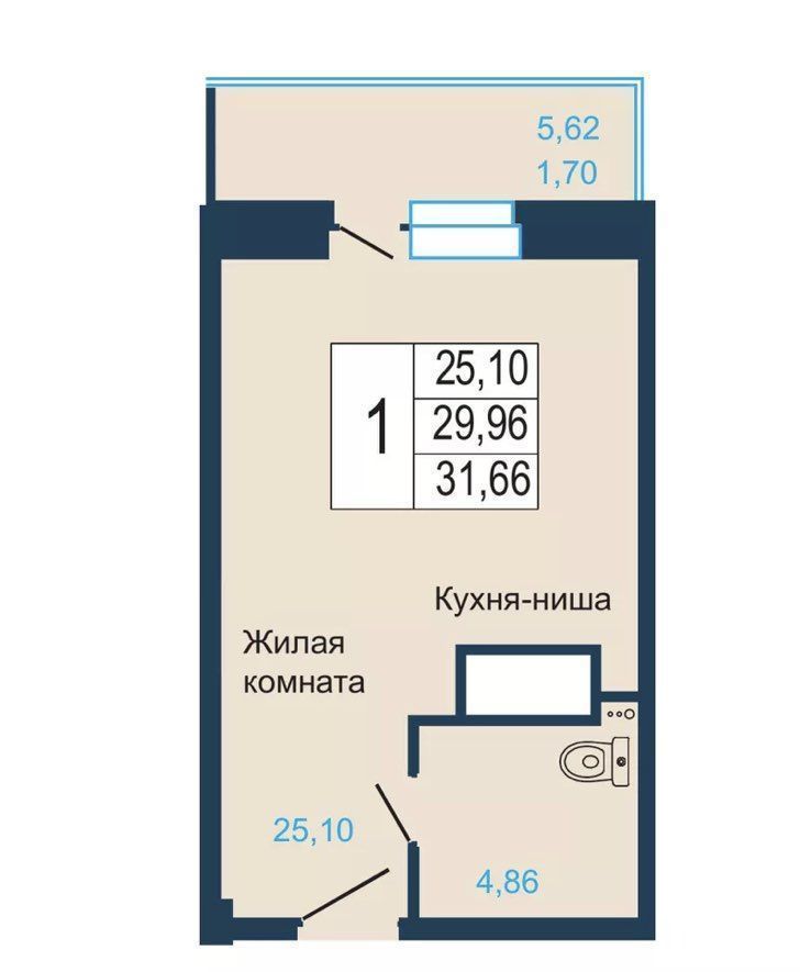 квартира г Красноярск р-н Советский пер Светлогорский жилой дом фото 1