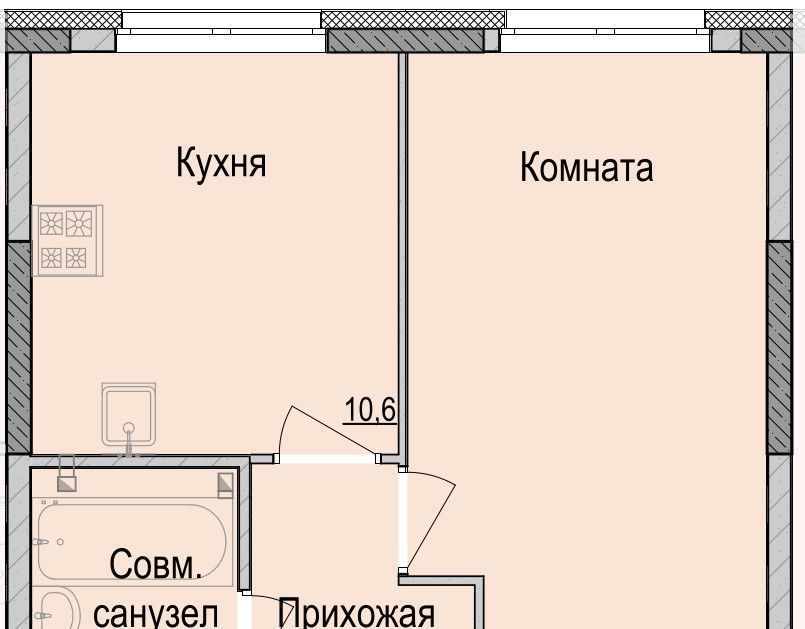 квартира г Ижевск р-н Первомайский ЖК Умные Кварталы А14 фото 1