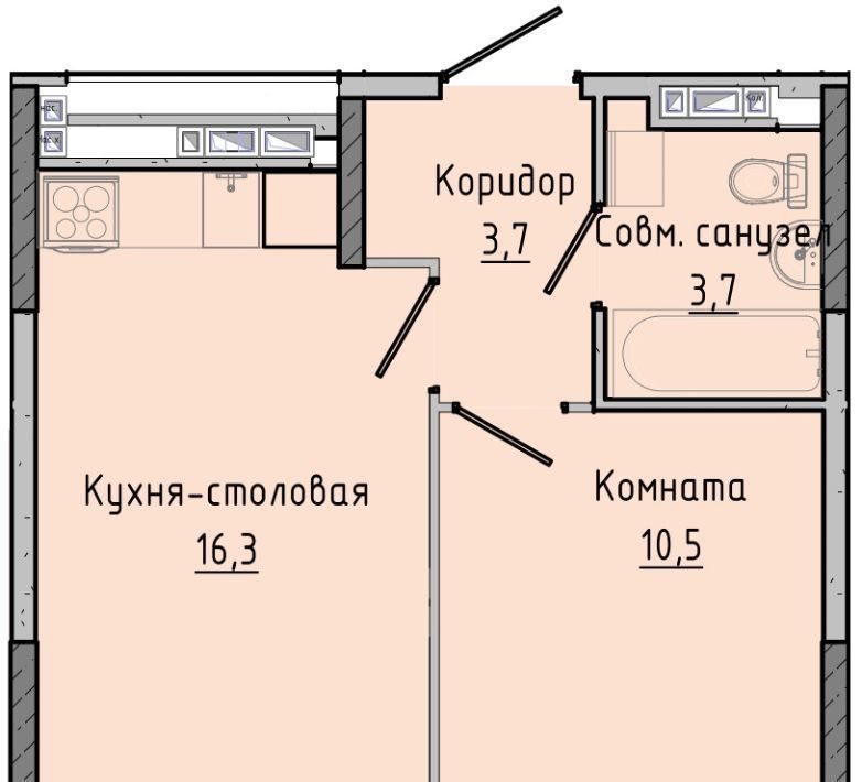 квартира г Ижевск р-н Первомайский Ракетный жилрайон, 3-й мкр фото 1