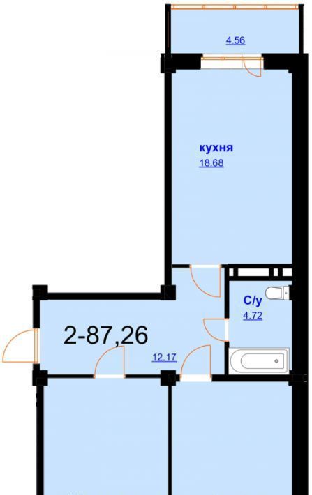 квартира г Махачкала р-н Кировский ул Шёлковая 12 фото 1