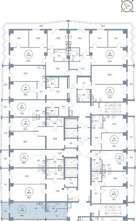 квартира г Сургут тракт Югорский 43 27А фото 4