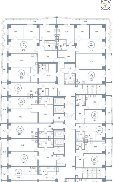 квартира г Сургут тракт Югорский 43 27А фото 4