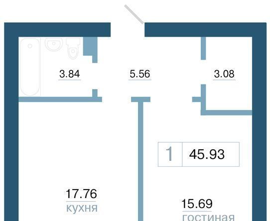 квартира г Красноярск р-н Железнодорожный ЖК «Новоостровский» фото 1