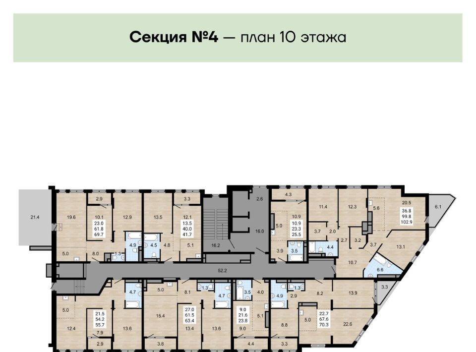 квартира г Челябинск р-н Центральный ул Лесопарковая фото 2