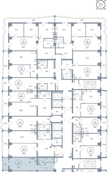 квартира г Сургут тракт Югорский 43 27А фото 3