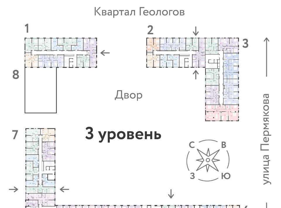 квартира г Тюмень р-н Ленинский ул 50 лет Октября 63г фото 3