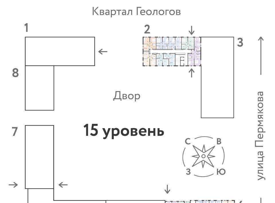 квартира г Тюмень р-н Ленинский ул 50 лет Октября 63г фото 3