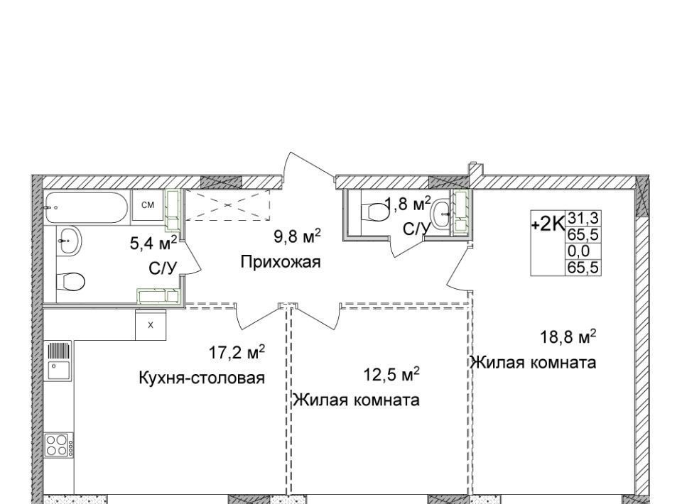 квартира г Нижний Новгород Горьковская ЖК Дельвиг фото 1