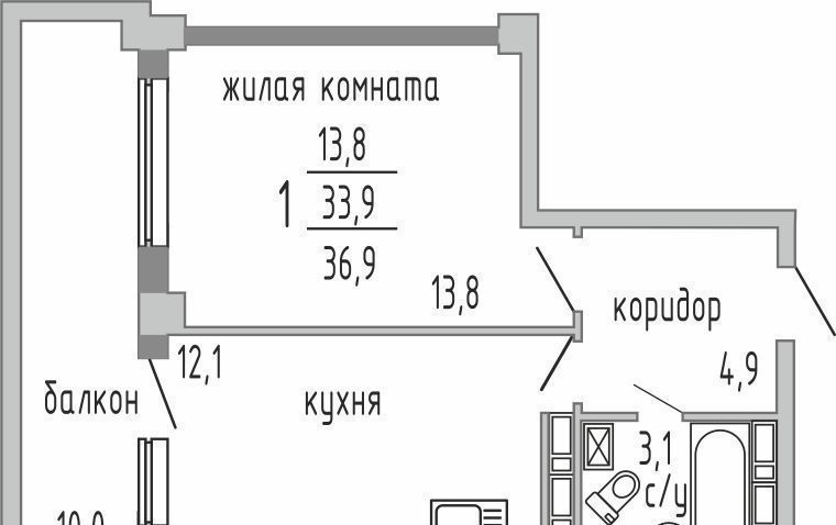 квартира г Набережные Челны р-н Комсомольский фото 1