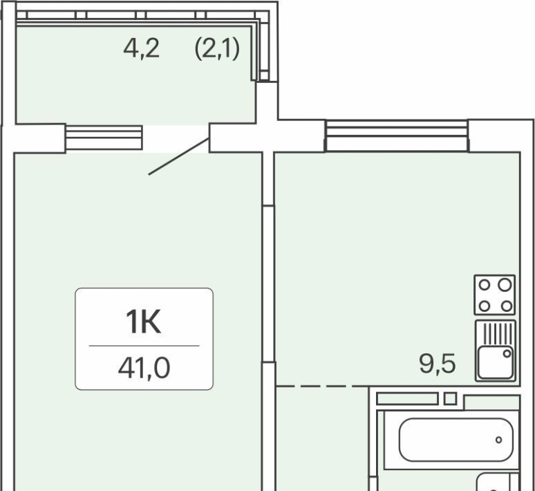 квартира г Новосибирск Заельцовская ЖК Акация на Игарской фото 1