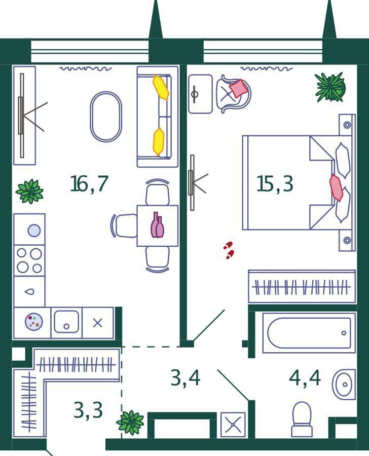 квартира г Москва метро ЗИЛ ул Автозаводская 3/1 Корп. 1, 2, 3 фото 1