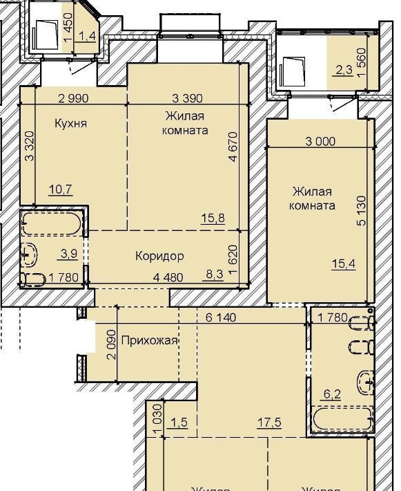 квартира г Барнаул р-н Центральный ул Аванесова 44 фото 1