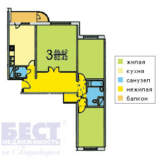 квартира г Москва метро Ховрино ул Совхозная 27 Московская область, Химки фото 24