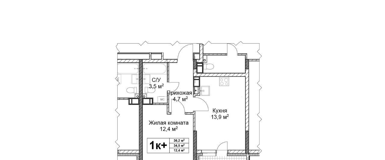 квартира г Нижний Новгород Горьковская ЖК «Новая Кузнечиха» 20 фото 1