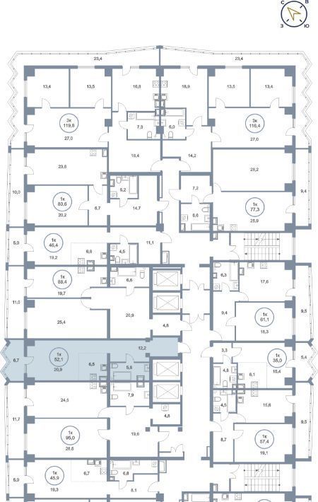 квартира г Сургут тракт Югорский 43 27А фото 3