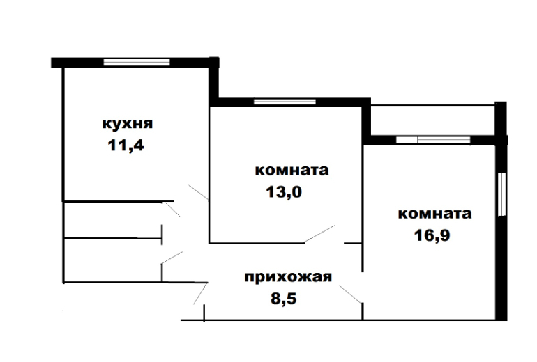 квартира г Орел р-н Заводской ул Емлютина 5 фото 11