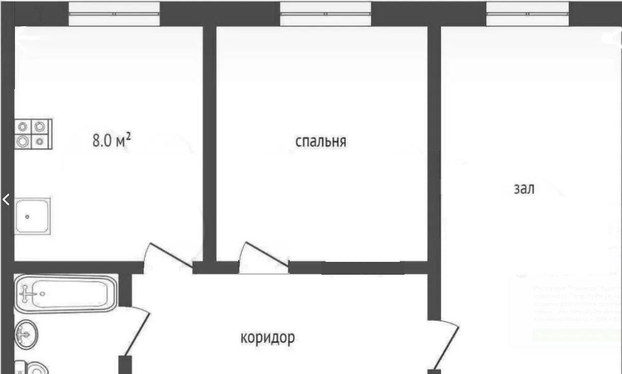 квартира г Самара р-н Красноглинский б-р Ивана Финютина 12 мкр Крутые Ключи фото 6