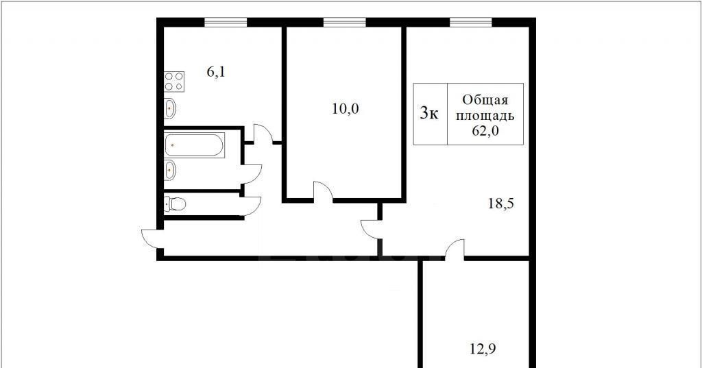 квартира г Новосибирск р-н Ленинский ул Титова 41/1 фото 19