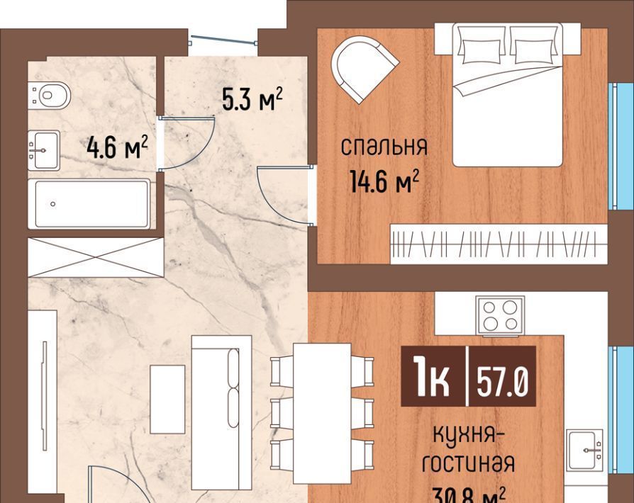 квартира р-н Светлогорский г Светлогорск ул Ольховая 32к/3 фото 1