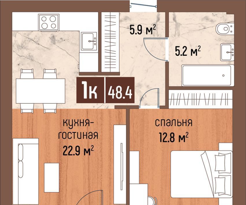 квартира р-н Светлогорский г Светлогорск ул Ольховая 32к/3 фото 1