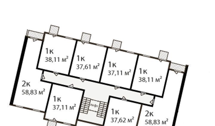 квартира г Евпатория ул им.60-летия ВЛКСМ 31/3 фото 2