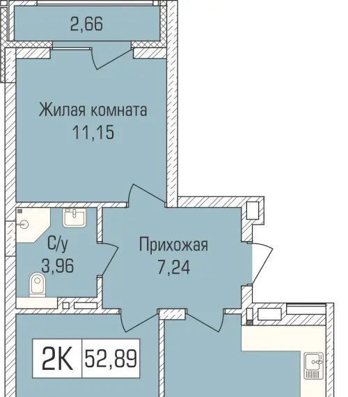 квартира г Новосибирск Заельцовская ул Объединения 102/4с фото 1