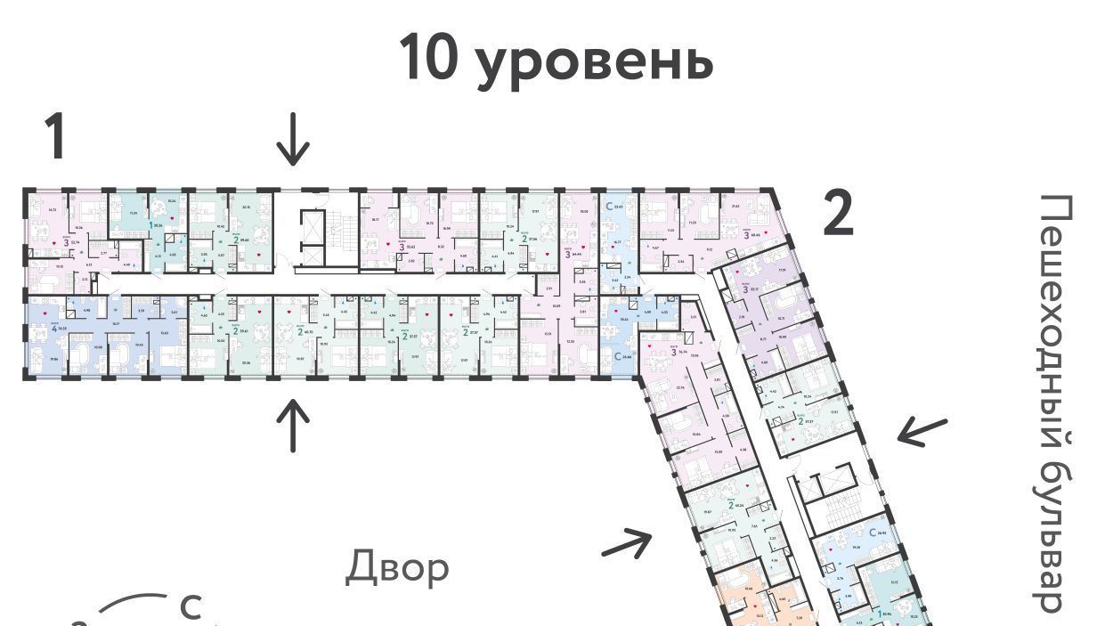 квартира г Тюмень р-н Калининский ЖК «Колумб» фото 2