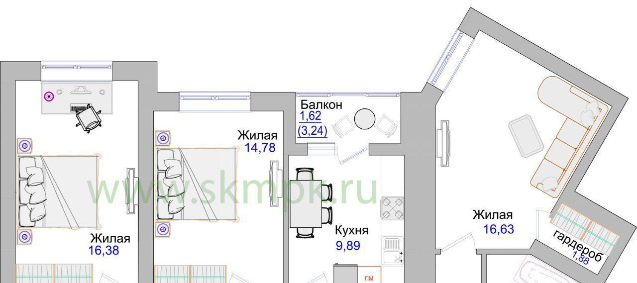 квартира р-н Светлогорский г Светлогорск пр-кт Калининградский 70е фото 1