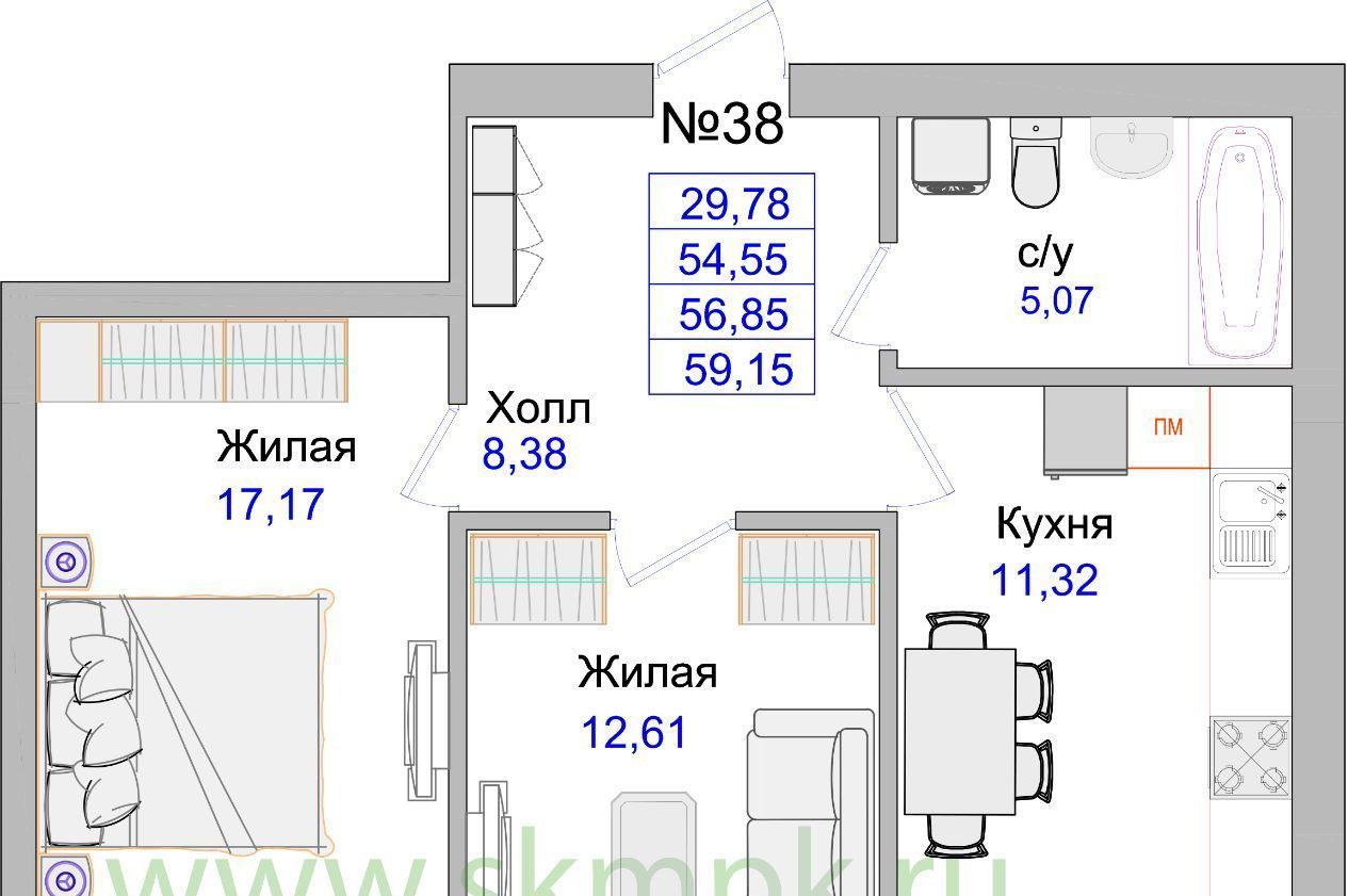 квартира р-н Светлогорский г Светлогорск пр-кт Калининградский 70е фото 1