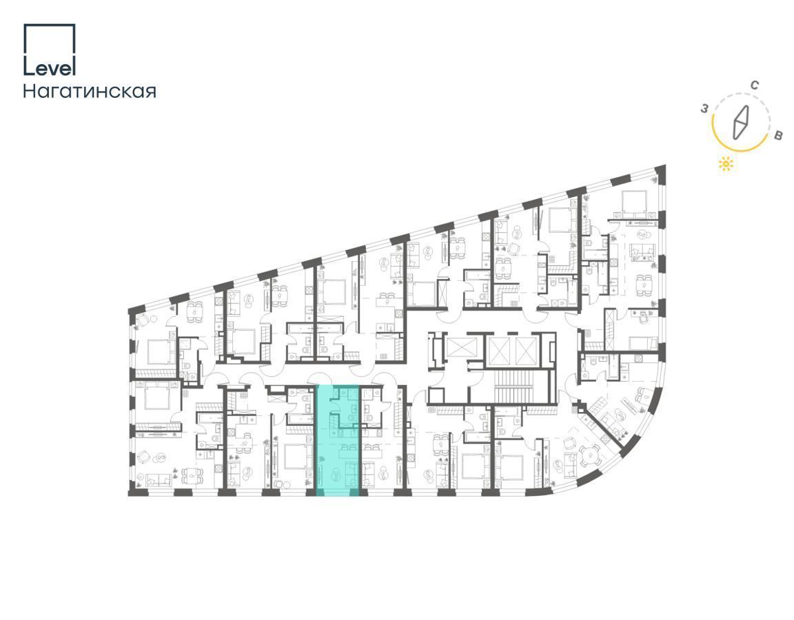 квартира г Москва метро Нагатинская наб Нагатинская 10а корп. D фото 2