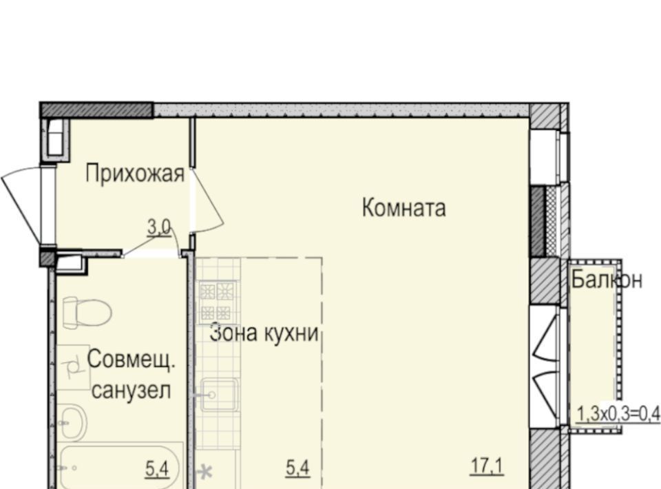 квартира г Ижевск р-н Индустриальный Карлутский ЖК «Скандинавия» 7 жилрайон, 3-й мкр фото 1