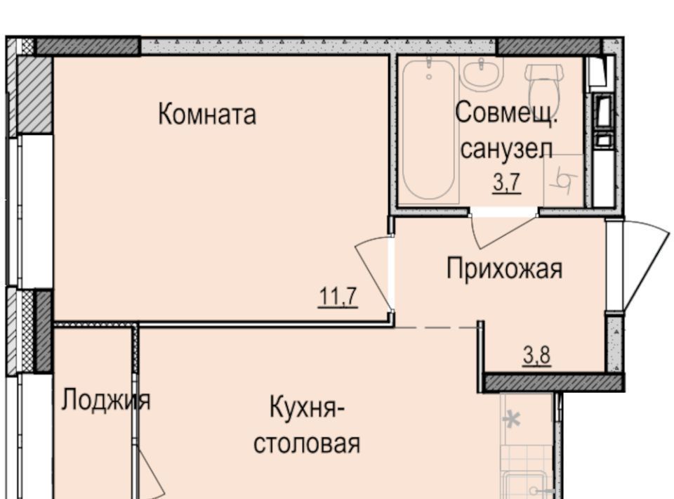 квартира г Ижевск р-н Индустриальный ЖК «Скандинавия» 3-й мкр фото 1