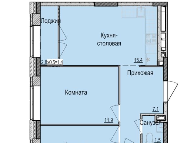 р-н Индустриальный ЖК «Скандинавия» 7 жилрайон, 3-й мкр фото