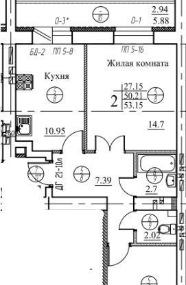 квартира р-н Зеленодольский с Осиново ул Гагарина 11/2 Осиновское с/пос, Авиастроительная фото