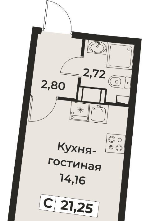 квартира р-н Всеволожский г Мурино пр-кт Авиаторов Балтики 29к/2 Девяткино фото 1